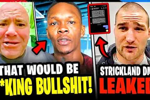 MMA Community GOES OFF on Dana White, Sean Strickland LEAKED DMs, Conor McGregor vs Justin Gaethje