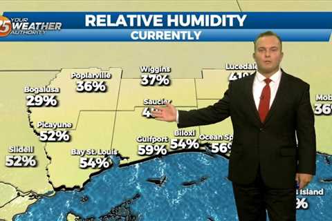 9/11 – Jeff Vorick’s “Humidity Returning” Monday Evening Forecast