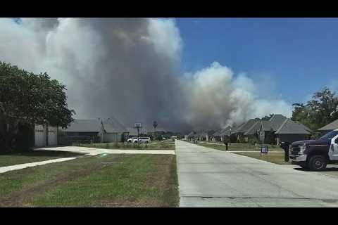 Marsh fire in Terrebonne Parish causes visibility and breathing issues for residents