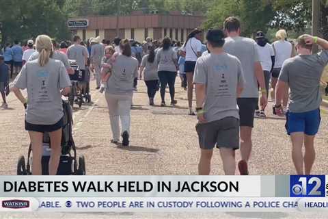 Diabetes walk held in Jackson