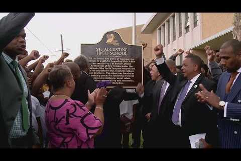 Historical marker unveiled at St. Augustine High School