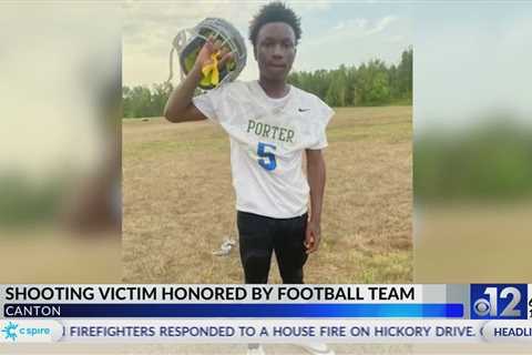 Canton teen honored by football team after death