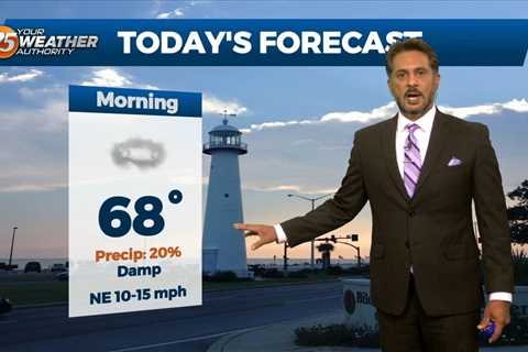 10/12 – The Chief’s “Cloudy & Damp” Thursday Morning Forecast