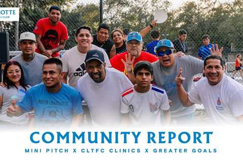 Mini Pitch x CLTFC Camps and Clinics x Greater Goals | CLTFC Community Report