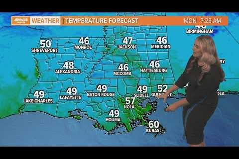 Cooler weather arrives this weekend with plenty of sun