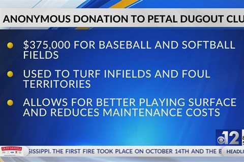 Petal High receives anonymous donation to turf baseball, softball fields