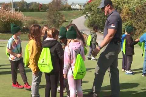 Westminster elementary students learn how science and technology tie into golf