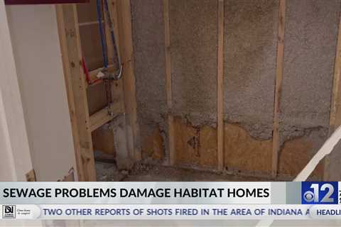 Sewage damages Habitat for Humanity homes in Jackson