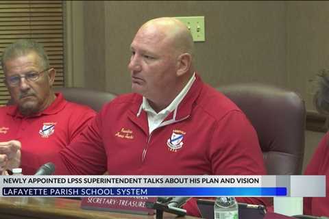 The newly appointed LPSS superintendent lays out his plans for the school system