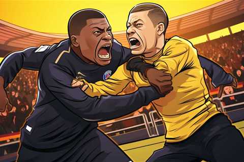 Security Breach as Pitch Invader Grabs Kylian Mbappe During PSG Match