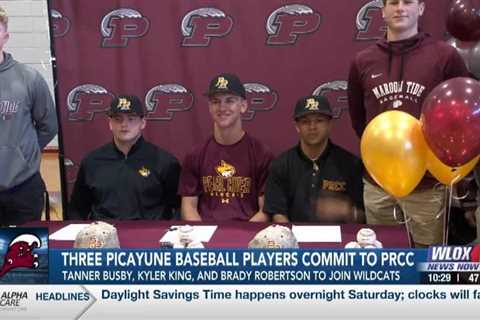 Three Picayune baseball players commit to Pearl River CC