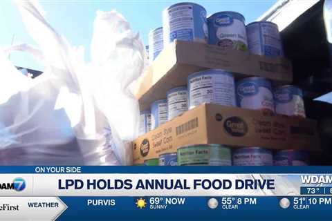 Laurel police in middle of annual food drive