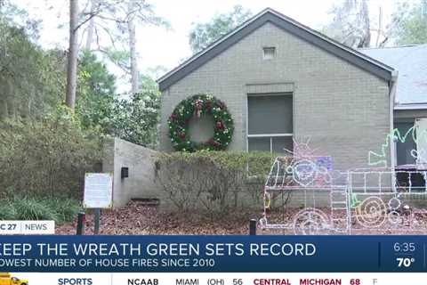 Keep the wreath green sets record for low house fire numbers