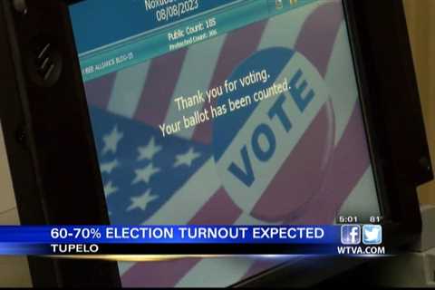 60% to 70% voter turnout expected Tuesday, Nov. 7