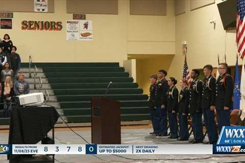 West Harrison JROTC honors veterans