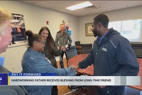 Pay It Forward: Hardworking father receives blessing from long-time friend