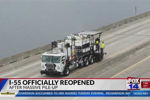 Fox 14 Your Morning News: After weeks of traffic delays the North and Southbound Lanes on I-55