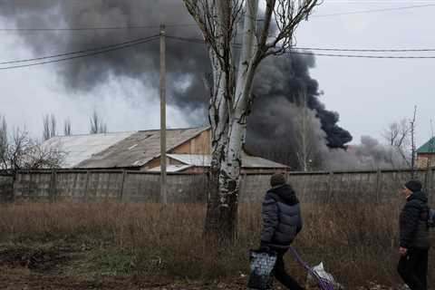 Ukrainian drone hits bomber base inside Russia