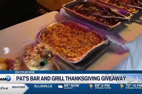 Pat’s Bar and Grill Thanksgiving giveaway