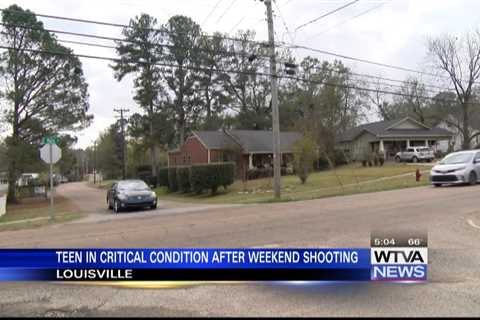 Teen in critical condition after weekend shooting in Louisville