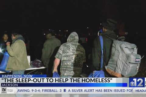 Sleep-out to Help the Homeless held in Jackson