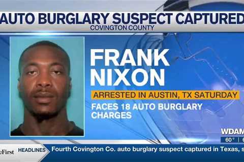 Covington County burglary suspect arrested in Texas