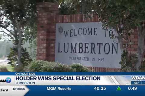 Holder wins special election in Lumberton