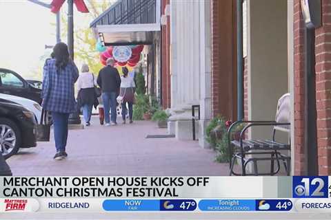 Merchant Open House kicks off Canton Christmas Festival