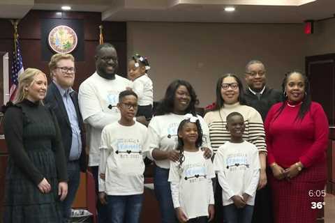 6th annual Christmas adoption ceremony at Leon County Courthouse