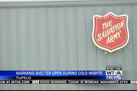 The Salvation Army of Tupelo opens its shelter for cold nights