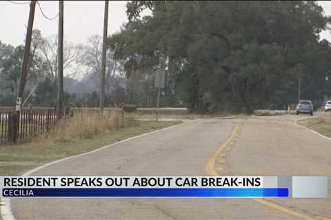 Resident frustrated with constant car break-ins in Cecilia