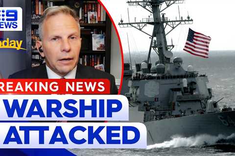 Pentagon says US warship attacked in Red Sea