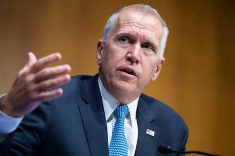 Tillis is trying to stop states from barring Trump from the election