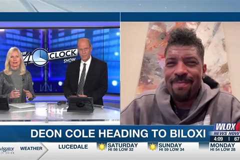 Comedian Deon Cole performing at the Beau Rivage