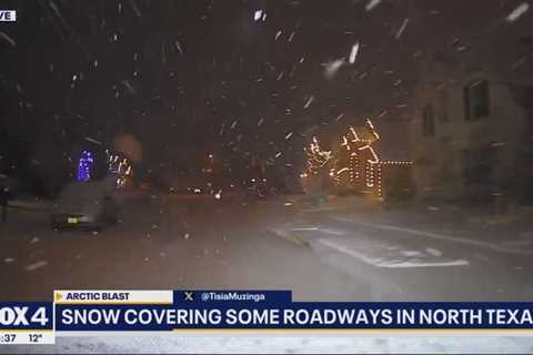 A look at the roads in Dallas County early Monday