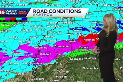 1 p.m. winter weather update