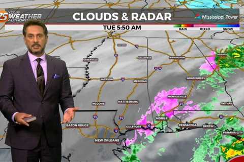 1/16 – The Chief's “Morning Wintry Mix” Tuesday Morning Forecast