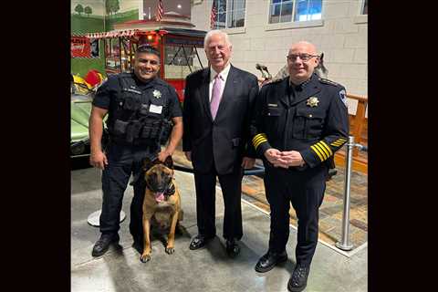 Santa Rosa police K-9 receives special recognition from Congressman Thompson