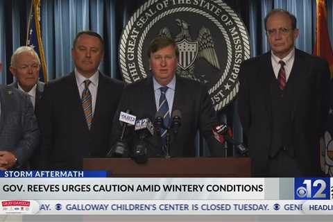 Mississippi governor urges caution during winter weather