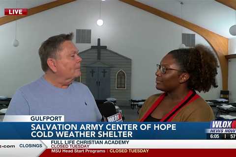 LIVE: Salvation Army Center of Hope opens cold weather shelter