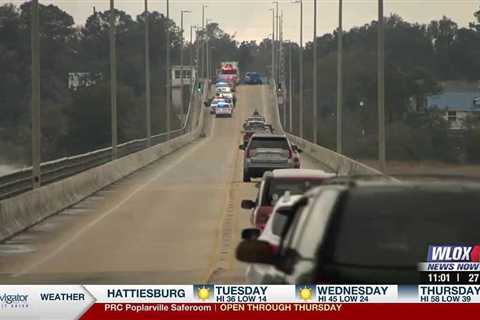 LIVE: Tuesday morning's icy weather caused temporary bridge closures on the Coast