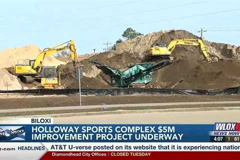 A.J. Holloway Sports Complex improvement project underway