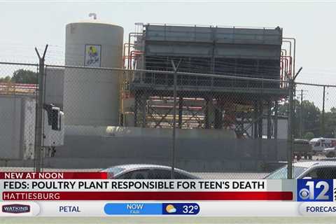 Hattiesburg poultry plant cited after 16-year-old’s death