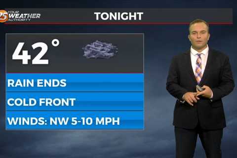 1/18 – Jeff's “Cold Front” Thursday Night Forecast