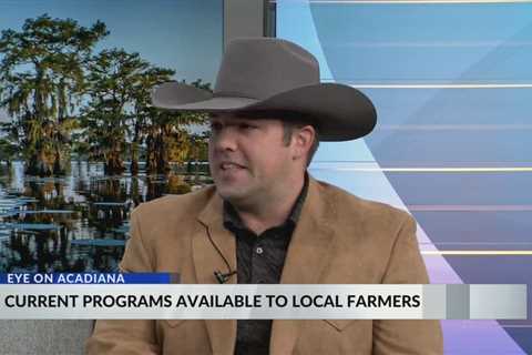 Farm Service Agency’s Beau Fontenot explains current programs available to local farmers