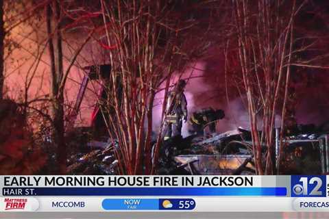 Fire damages Jackson home on Hair Street