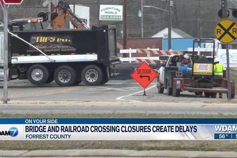 Bridge and railroad crossing closures create delays