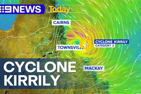 Tropical Cyclone Kirrily Intensifying