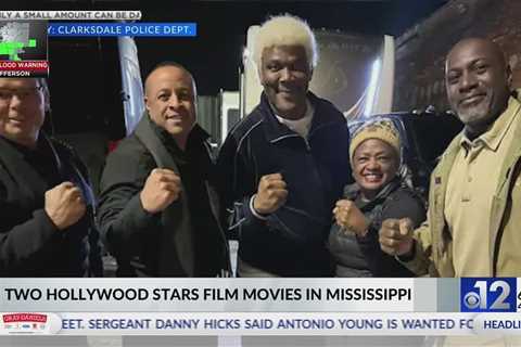 Two Hollywood stars film movies in Mississippi