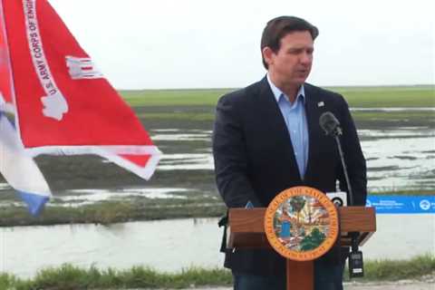 DeSantis, now back in FL, holds event burnishing his environmental record